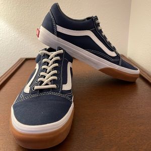 VANS Old Skool Blue with gum bump Duracap toe